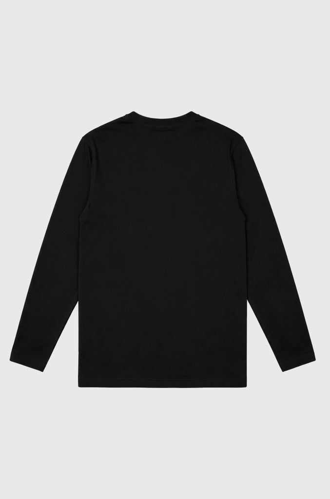 Polera Casual Manga Larga Wanser Black (Hombre)