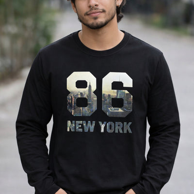 Polera Casual Manga Larga Wanser Black (Hombre)