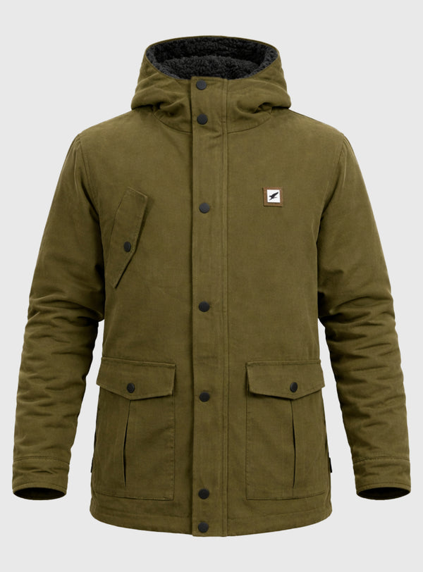 Chaqueta Canvas Reversible Woodstone V2 Green (Hombre)