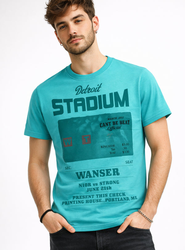 Polera Casual Wanser Turquoise (Hombre)