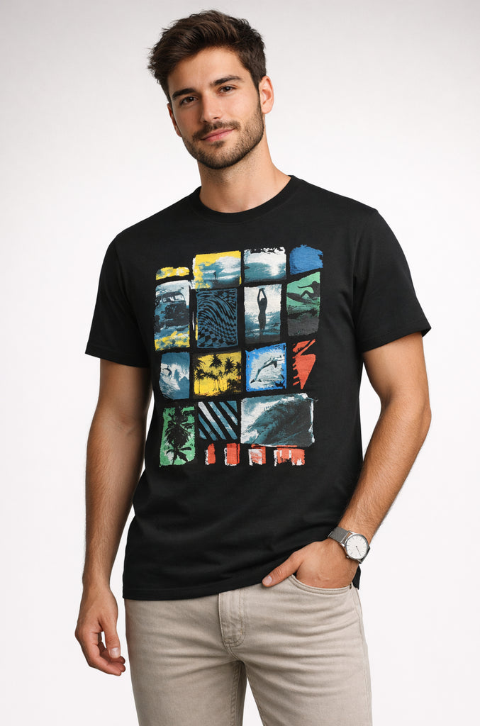Polera Casual Wanser Black (Hombre)