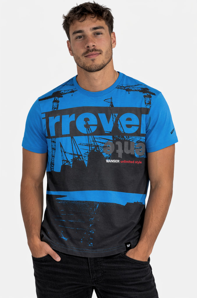 Polera Casual Wanser Blue (Hombre)