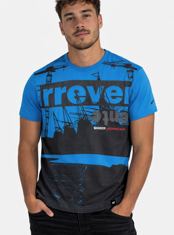 Polera Casual Wanser Blue (Hombre)