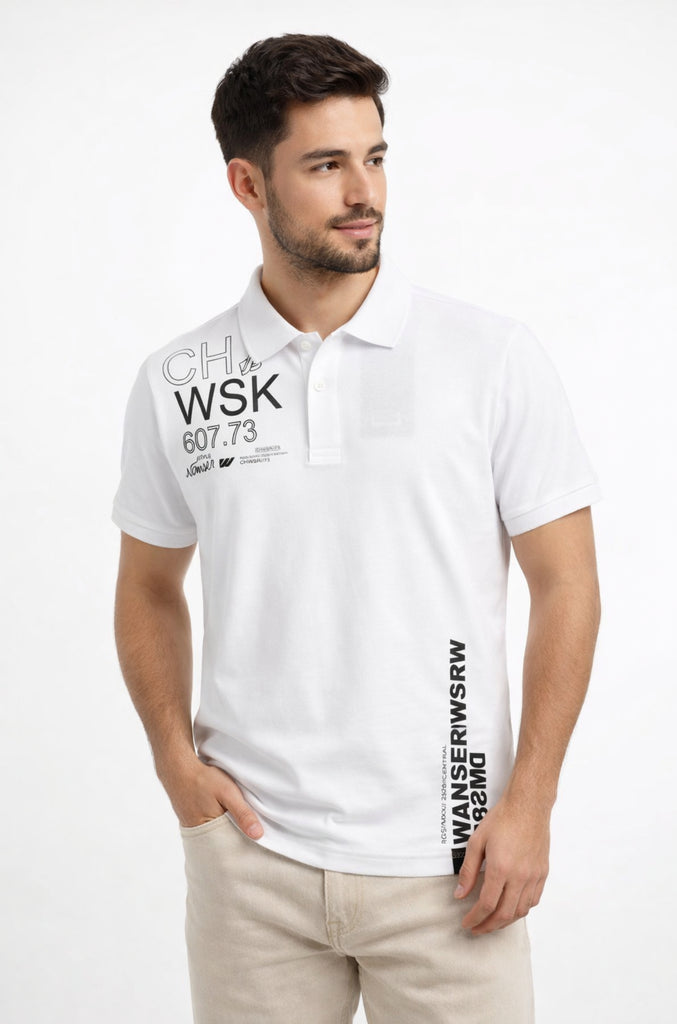 Polera Casual Wanser White (Hombre)