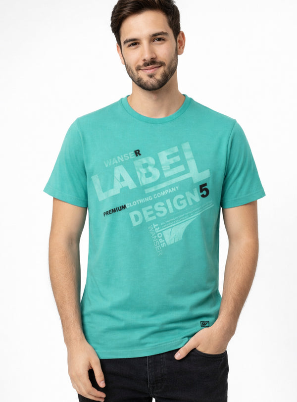 Polera Casual Wanser Turquoise (Hombre)