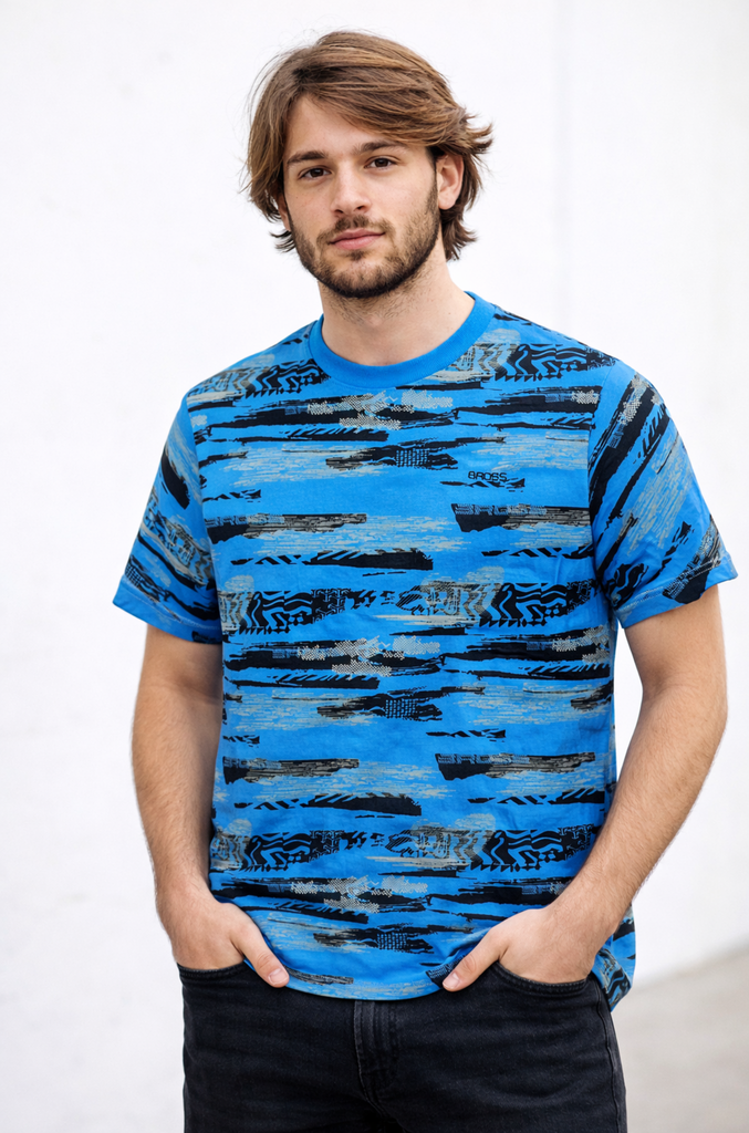 Polera Casual Bross Blue (Hombre)