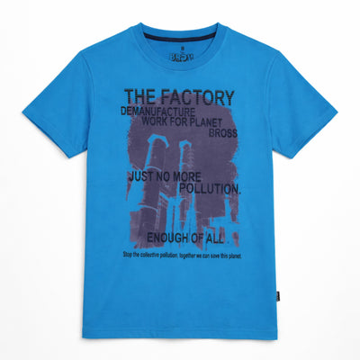 Polera Casual Bross Blue (Hombre)