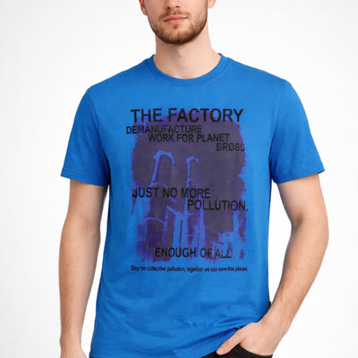 Polera Casual Bross Blue (Hombre)