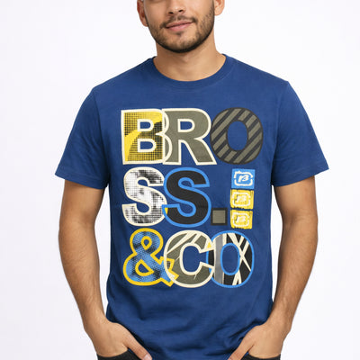Polera Casual Bross Blue (Hombre)