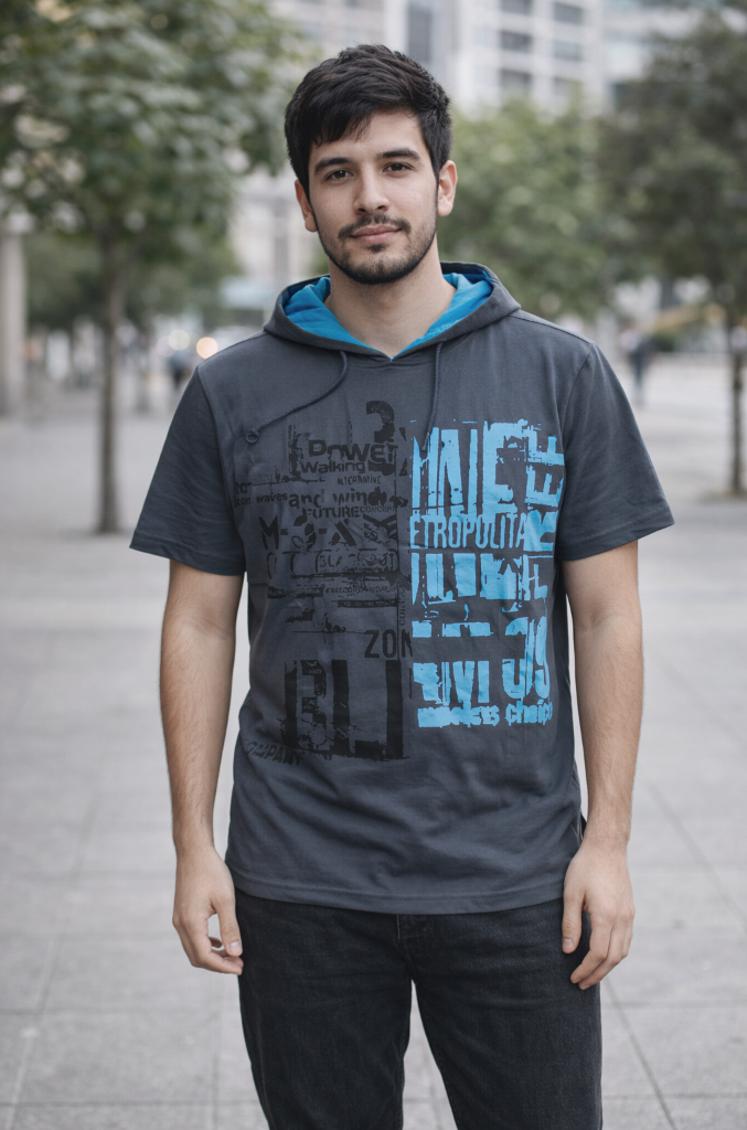 Polera Casual Bross Blue (Hombre)