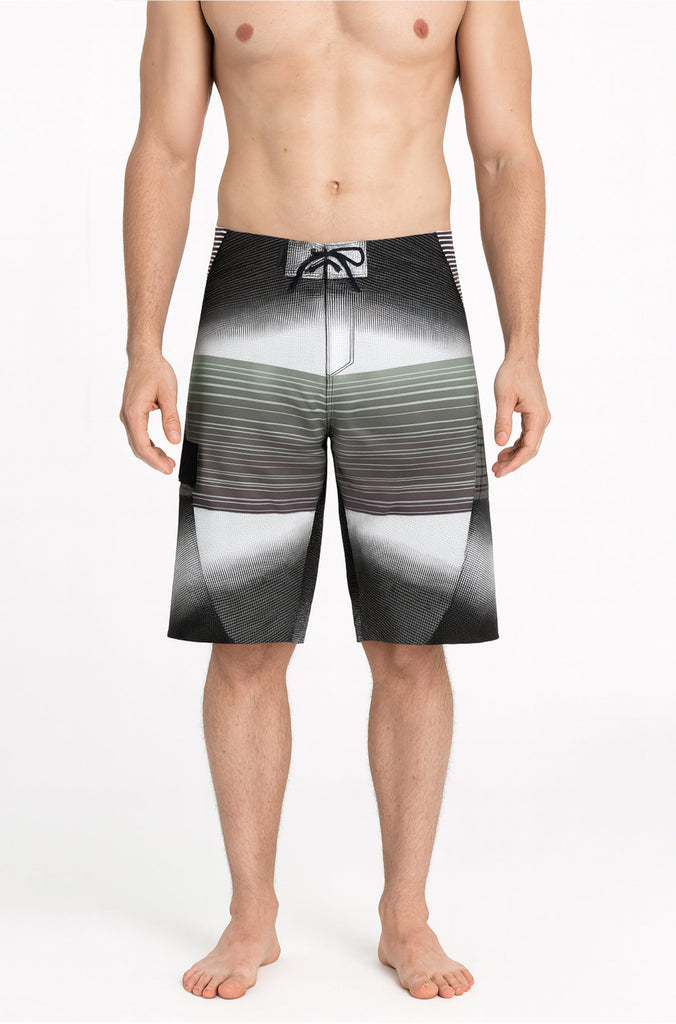 Traje De Baño Listado Gray (Hombre)