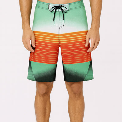 Traje De Baño Listado Green (Hombre)