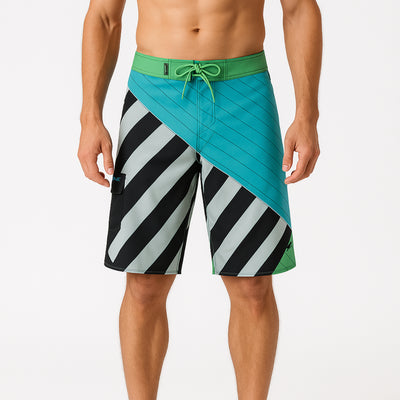 Traje De Baño Estampado V2 Turquoise (Hombre)