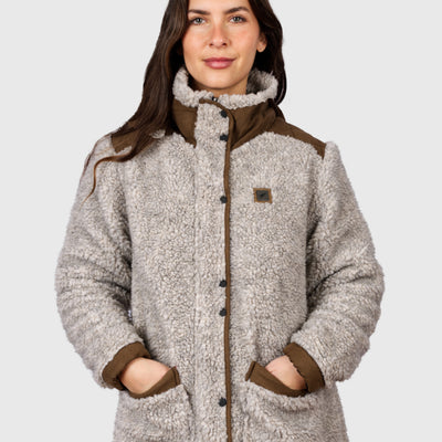 Abrigo Chiporro Coldless V2 Heather Beige (Mujer) – Falcone Wear