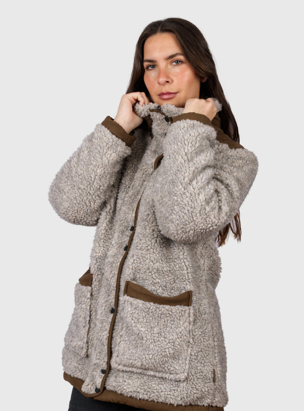 Abrigo Chiporro Coldless V2 Heather Beige (Mujer)