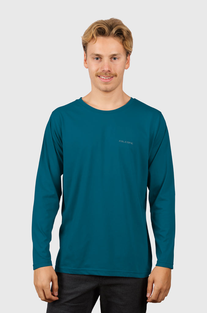 Polera Manga Larga Classic Blue (Hombre)