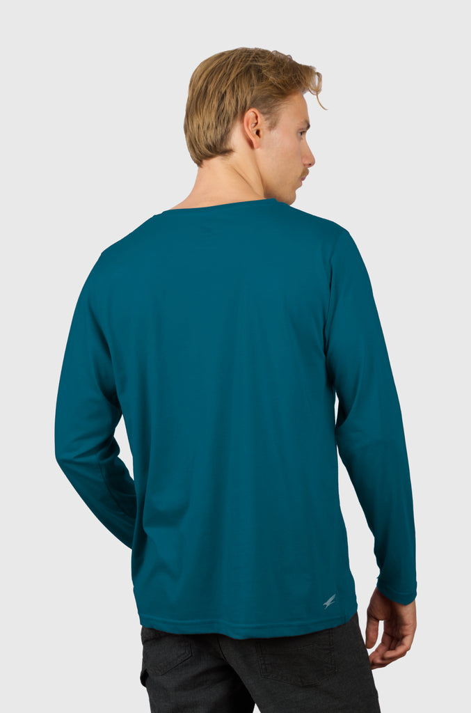 Polera Manga Larga Classic Blue (Hombre)