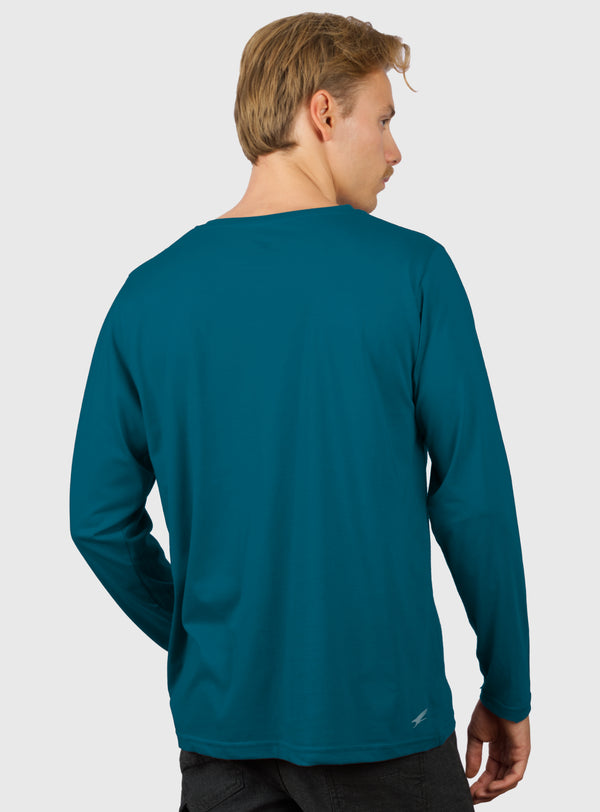 Polera Manga Larga Classic Blue (Hombre)