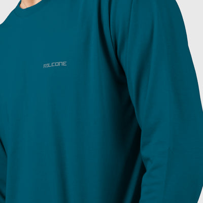 Polera Manga Larga Classic Blue (Hombre)