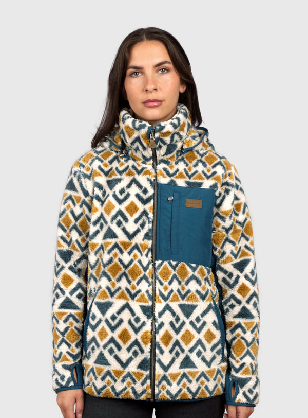 Chaqueta Shaggy Waves Print (Mujer)