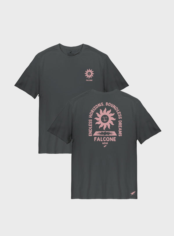 Polera Orgánica Endless Horizon Dark Gray (Hombre)