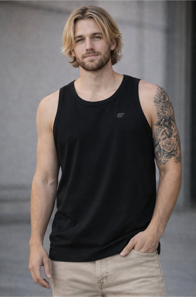 Polera Sin Mangas Wanser Black (Hombre)