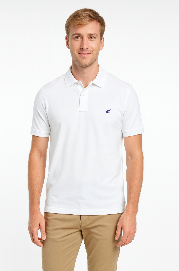 Polera Pique Falcone White (Hombre)