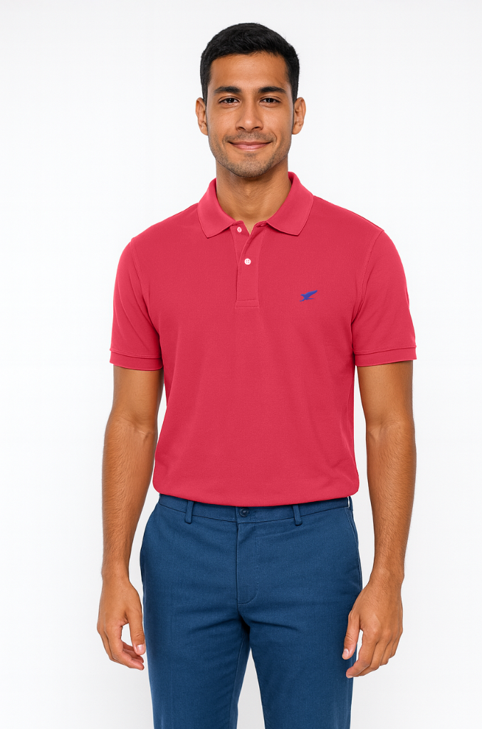 Polera Piqué Falcone Coral (Hombre)