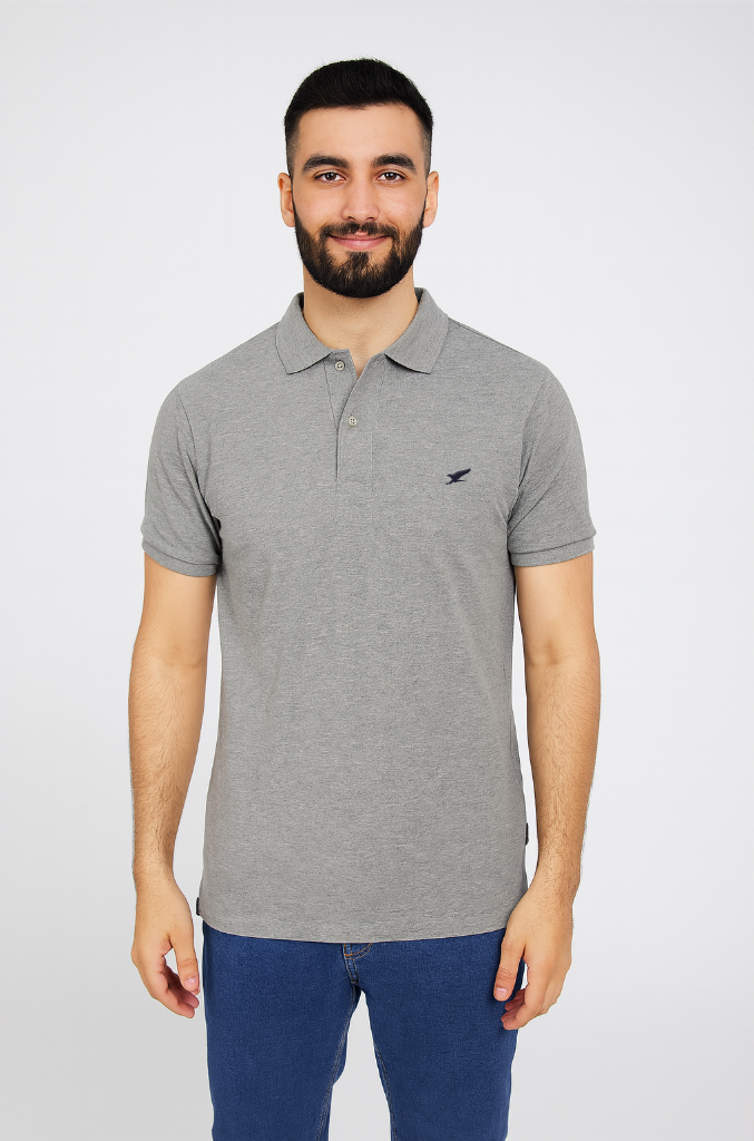 Polera Piqué Falcone Gray (Hombre)