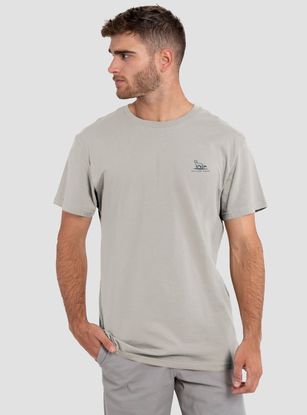 Polera Orgánica Best View Ever Taupe (Hombre)