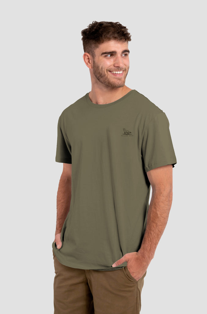 Polera Orgánica Best View Ever Green (Hombre)