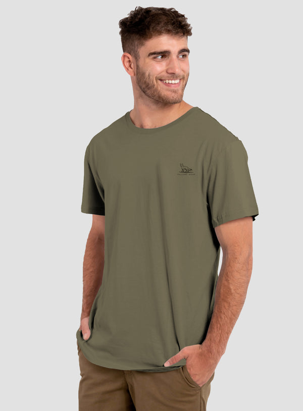 Polera Orgánica Best View Ever Green (Hombre)