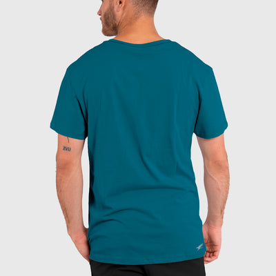 Polera Orgánica Classic Logo V2 Blue (Hombre)