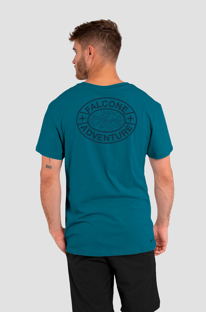 Polera Orgánica Adventure Blue (Hombre)