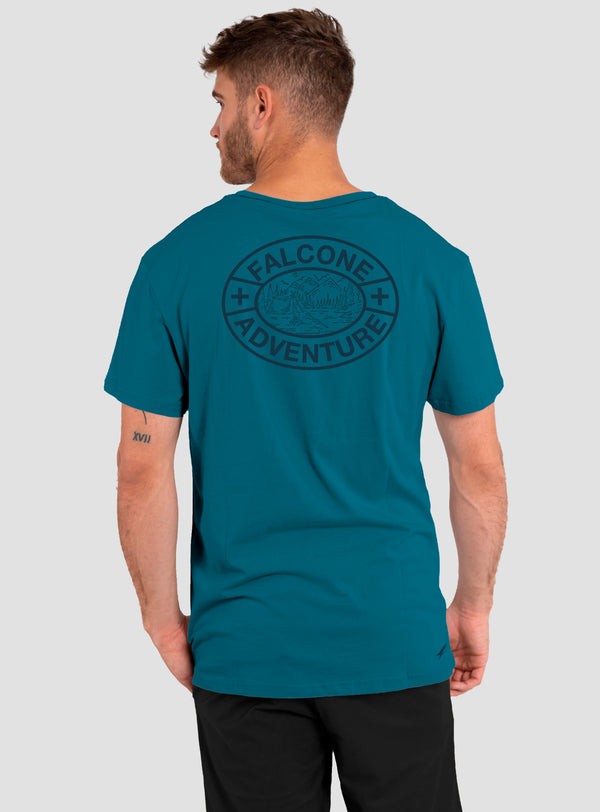Polera Orgánica Adventure Blue (Hombre)