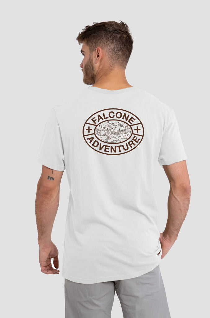 Polera Orgánica Adventure White (Hombre)