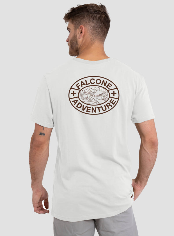 Polera Orgánica Adventure White (Hombre)