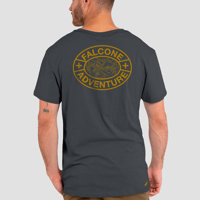 Polera Orgánica Adventure Dark Gray (Hombre)