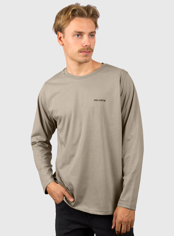 Polera Manga Larga Classic Taupe (Hombre)