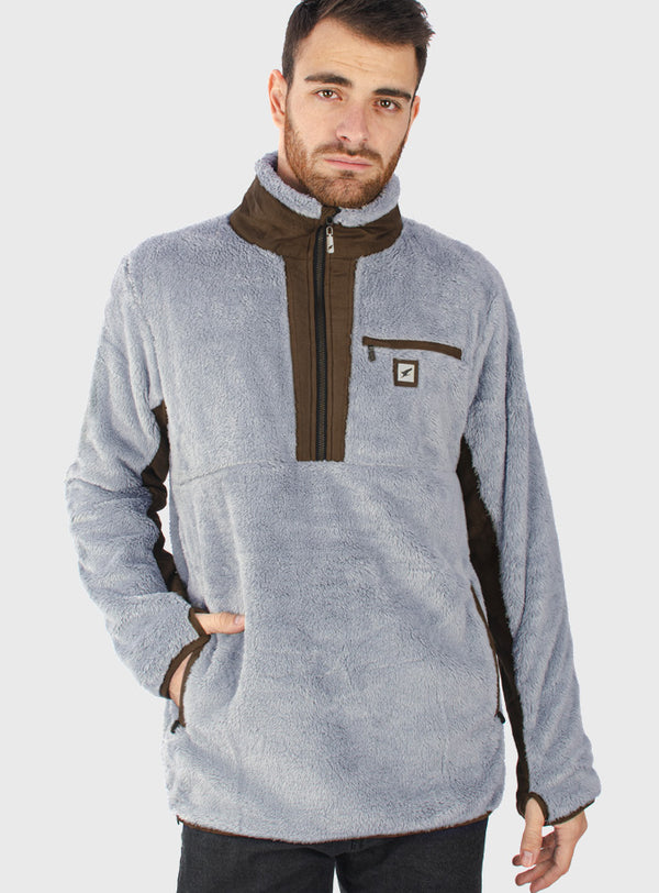 Polerón Shaggy Lander Silver gray (Hombre)