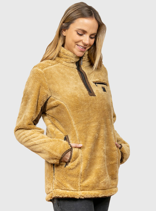 Polerón Shaggy Lander Mustard (Mujer)