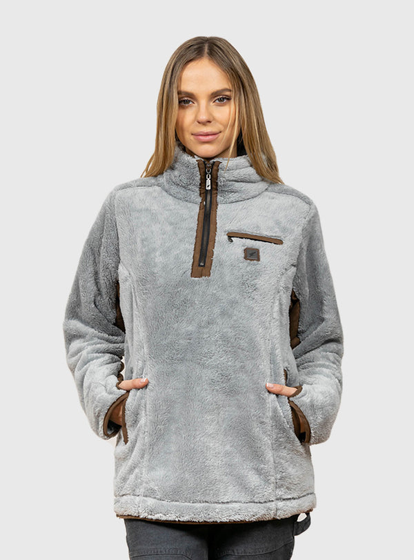 Polerón Shaggy Lander Silver Gray (Mujer)