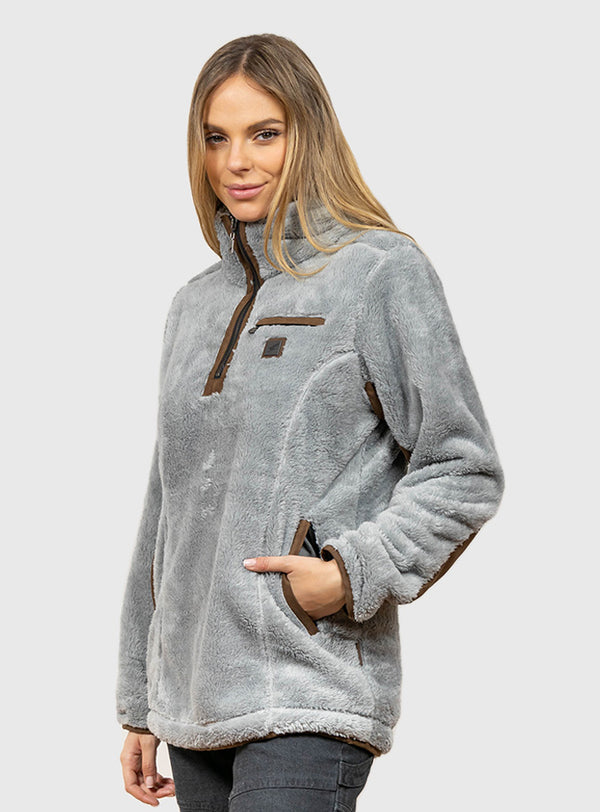 Polerón Shaggy Lander Silver Gray (Mujer)
