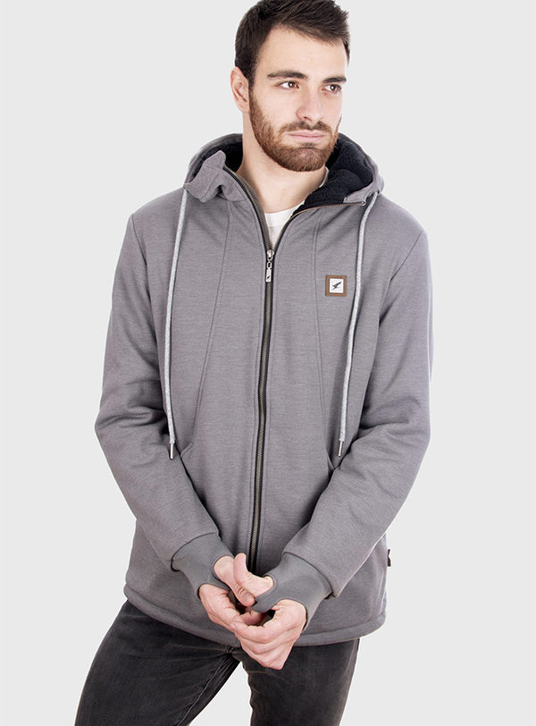 Polerón con Sherpa Ride Season  Gray (Hombre)