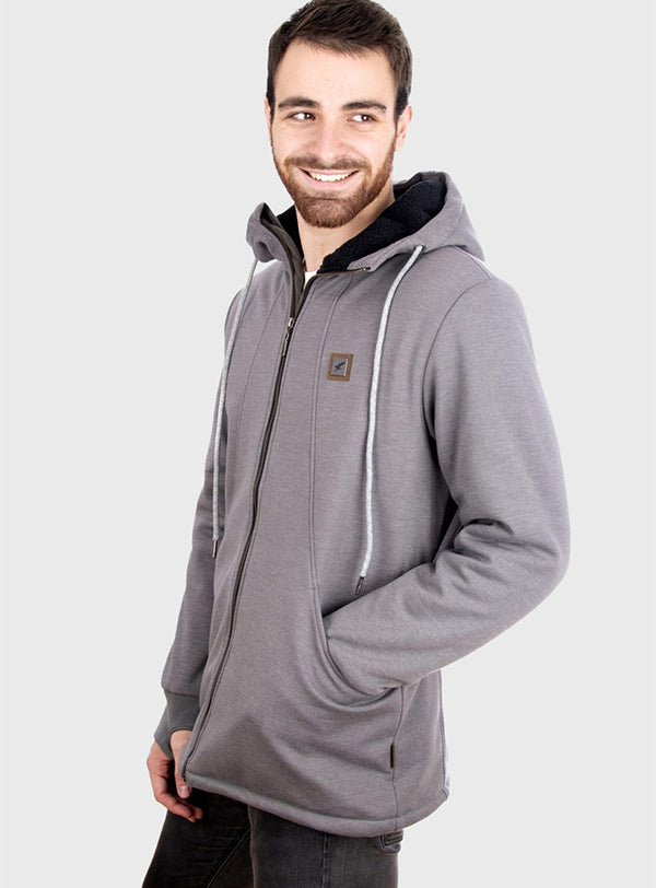 Polerón con Sherpa Ride Season  Gray (Hombre)