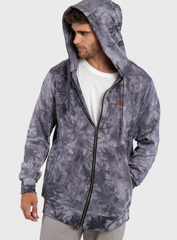 Polerón Tie-Dye Wild Gray (Hombre)