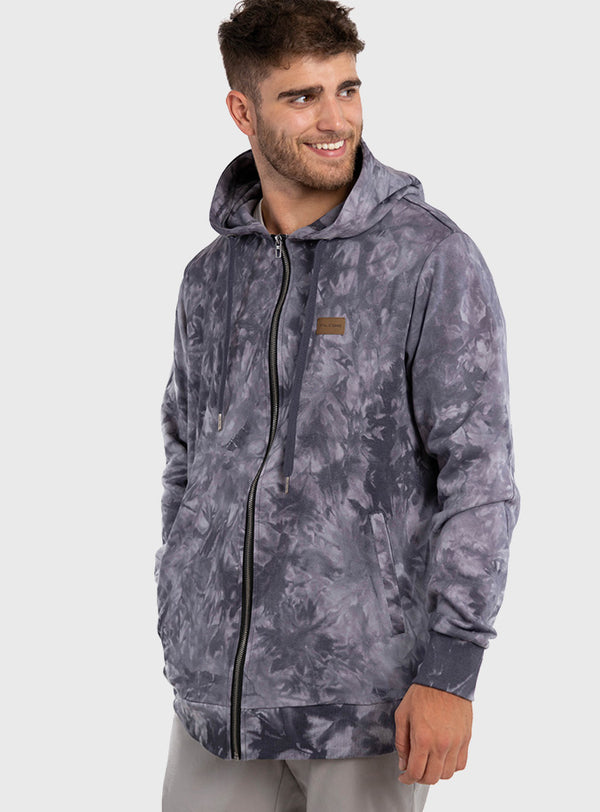 Polerón Tie-Dye Wild Gray (Hombre)
