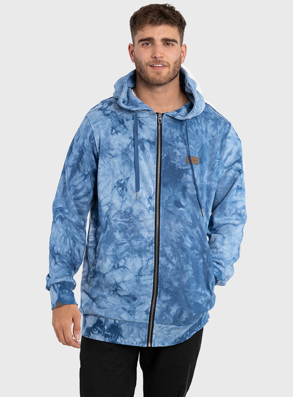 Polerón Tie-Dye Wild Blue (Hombre)