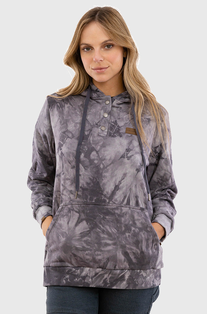 Polerón Tie-Dye Wild Gray (Mujer) – Falcone Wear