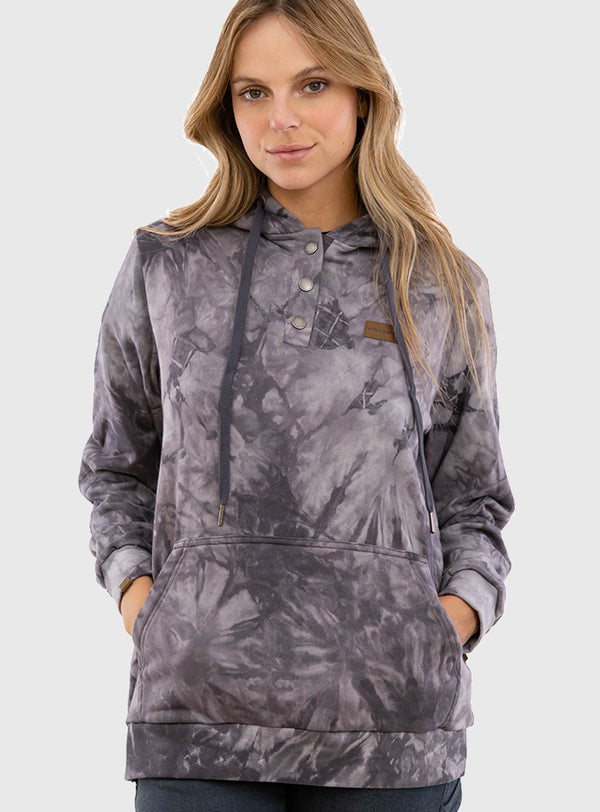 Polerón Tie-Dye Wild Gray (Mujer)